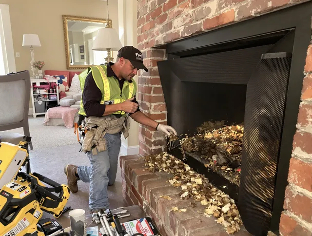 Safe screening installation by Simsbury Chimney Sweep in Simsbury, CT