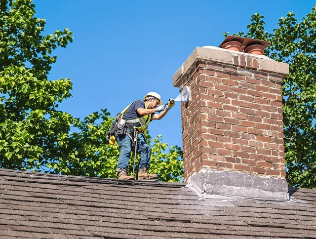 Simsbury Chimney Sweep performing an inspection with advanced tools in Simsbury, CT