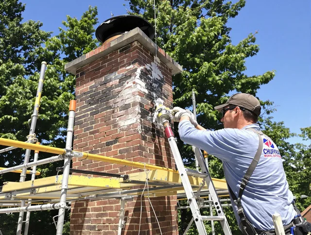 Structural chimney repair by Simsbury Chimney Sweep in Simsbury, CT