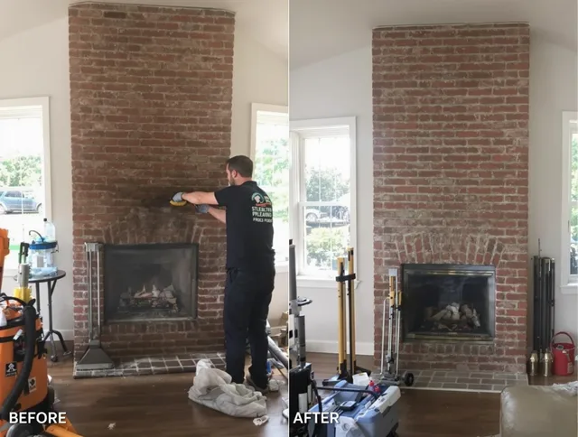 Finished chimney sweeping service by Simsbury Chimney Sweep in Simsbury, CT