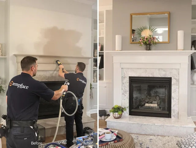 Professional soot removal by Simsbury Chimney Sweep team in Simsbury, CT